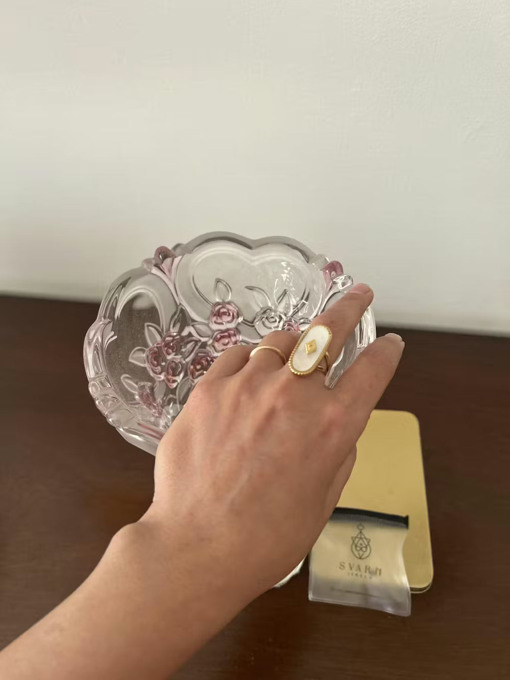 White Ember Ring