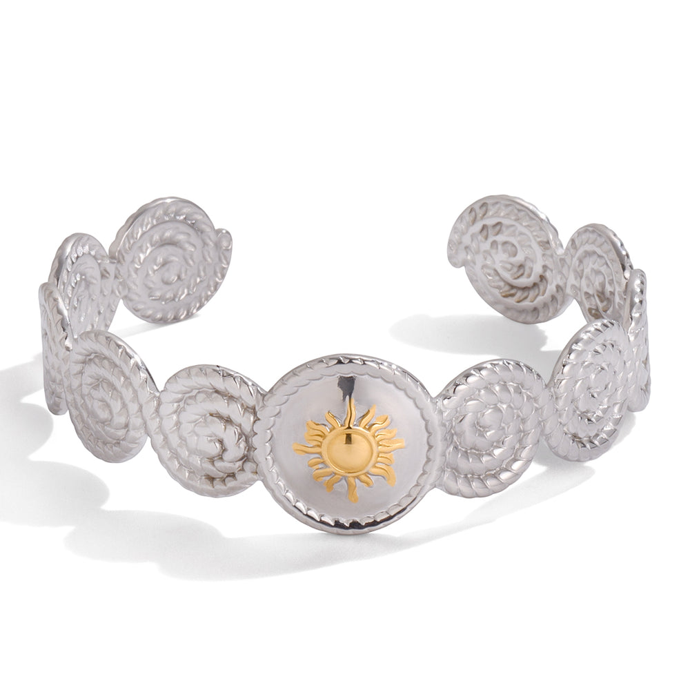 Sunburst Spiral Cuff Bracelet – bracelet