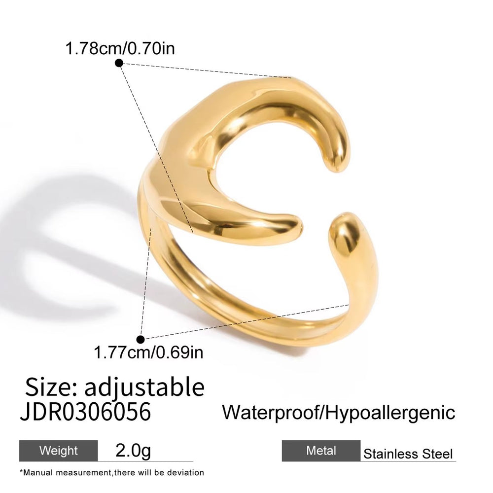 Cosmic Mood Rings – adjustable gold rings