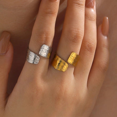 Textured Wrap Cuff Ring