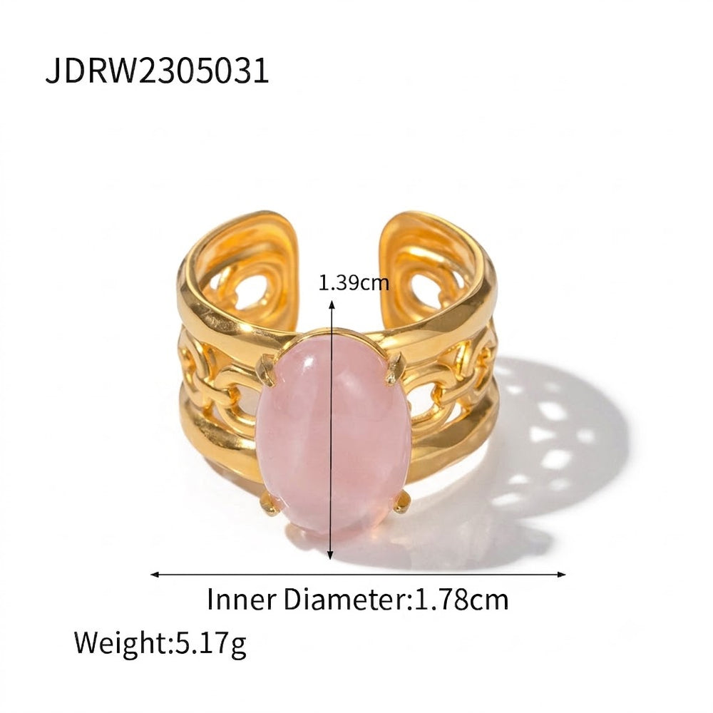 Halo Ring – adjustable gold ring