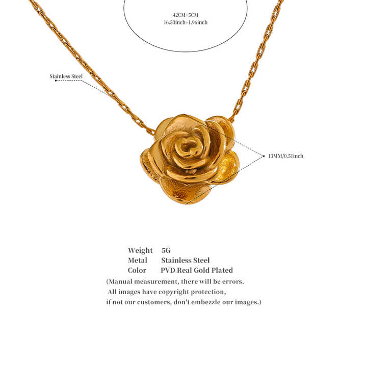 Rosie Necklace – gold necklace