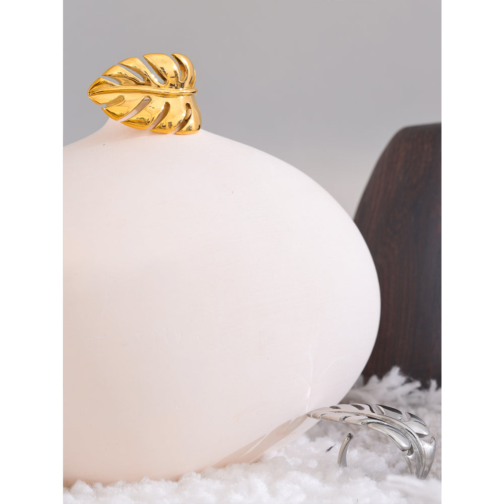 Monstera Leaf Ring – adjustable ring