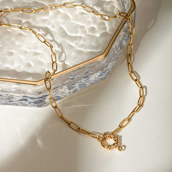 Minimal Knot Charm Necklace