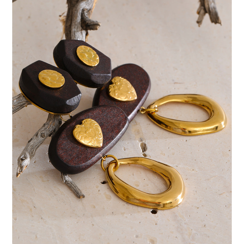 Golden Ember Earrings – gold earrings