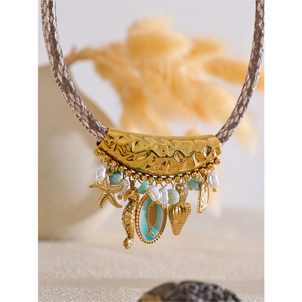 Ocean Parade Choker – gold choker necklace