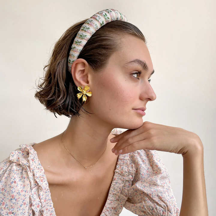 Golden Blossom Earrings – earrings