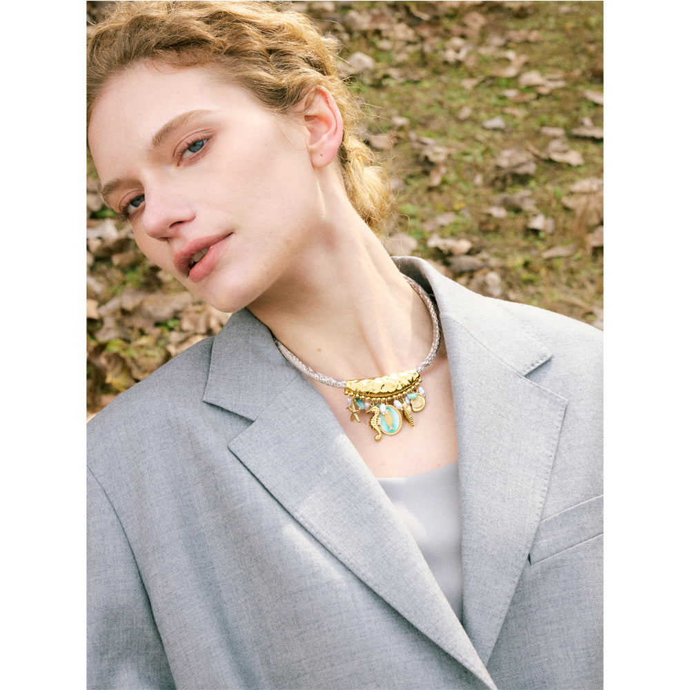 Ocean Parade Choker – gold choker necklace