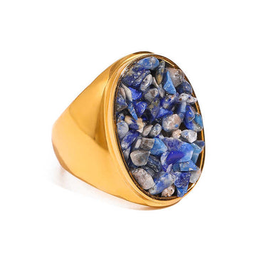 Blue Azure Gem Ring