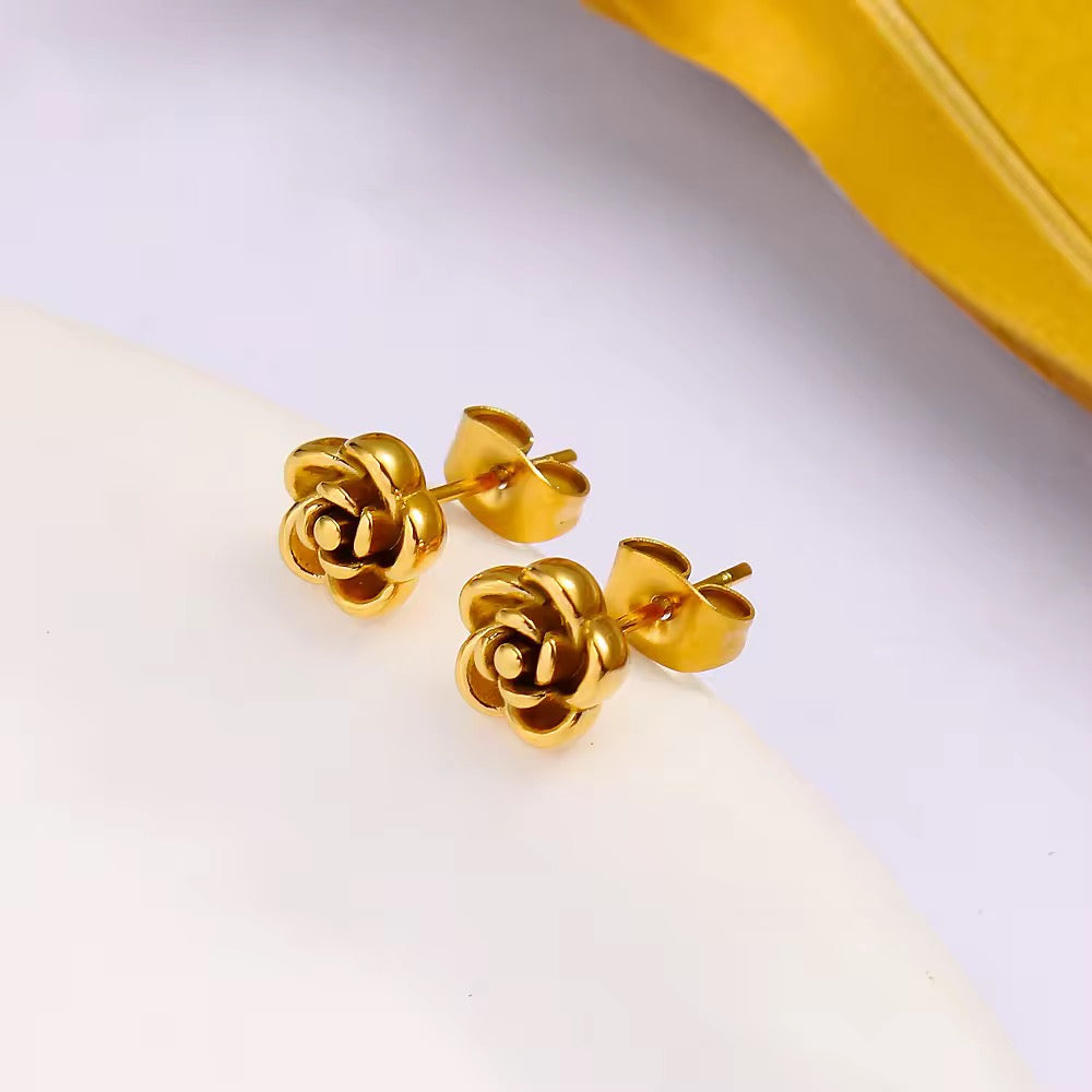 Rosie Stud Earrings – gold stud earrings