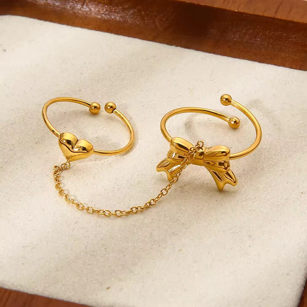Knot Affair Ring – adjustable gold ring