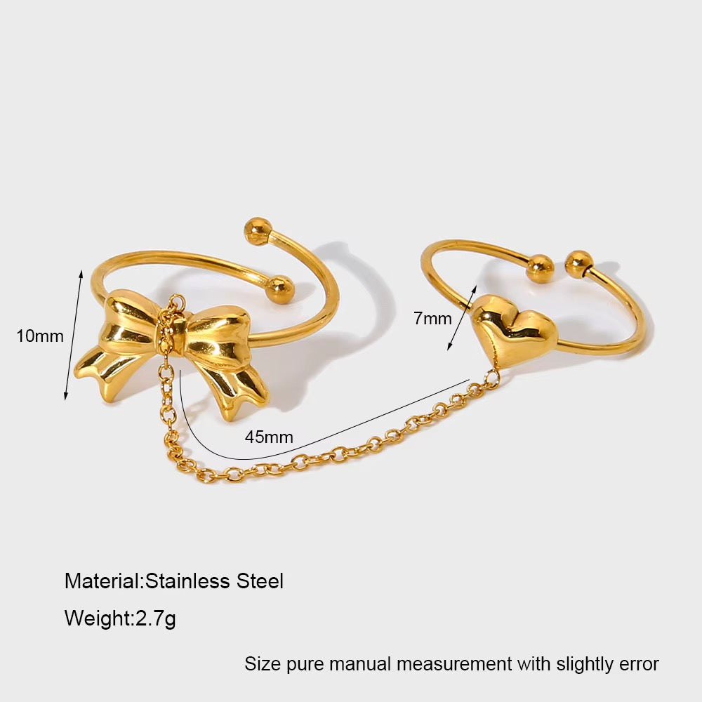 Knot Affair Ring – adjustable gold ring