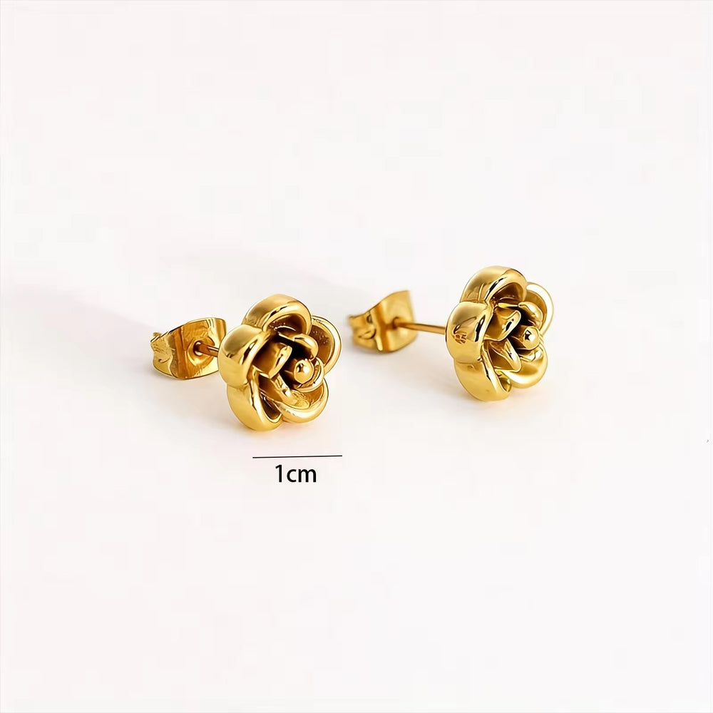 Rosie Stud Earrings – gold stud earrings