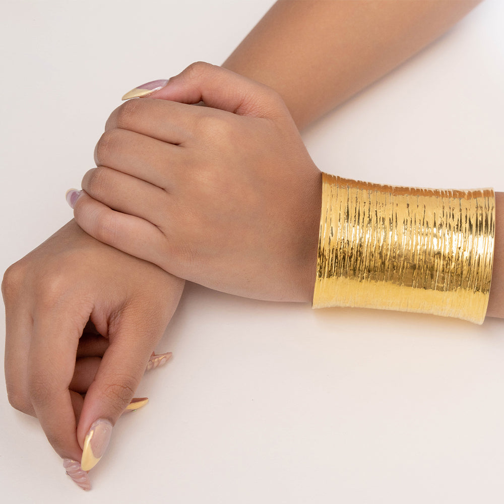 Golden Mirage Cuff – gold bracelet