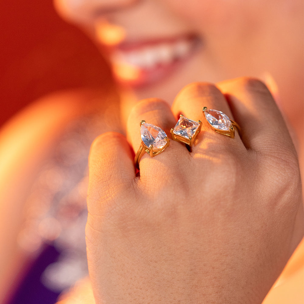 Two-Finger Statement Ring