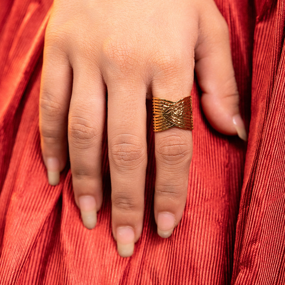 Auric Weave Ring