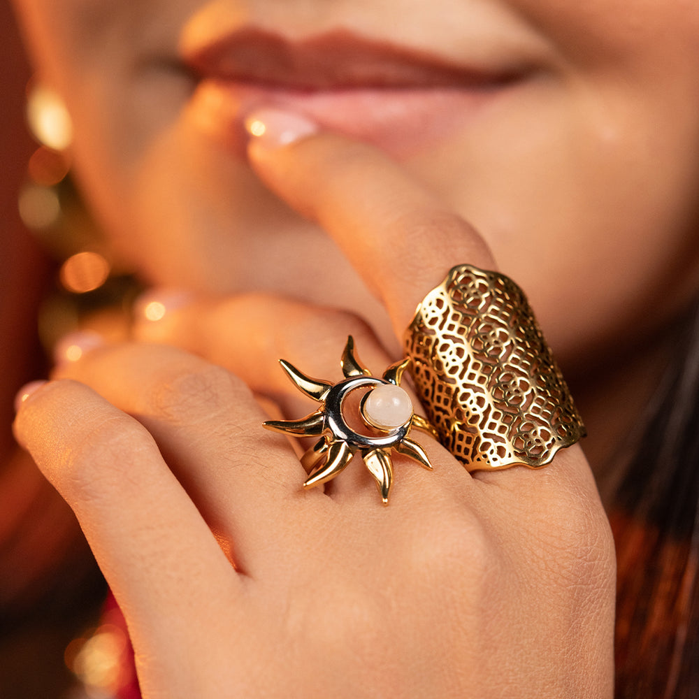 Solar Dual Tone Ring