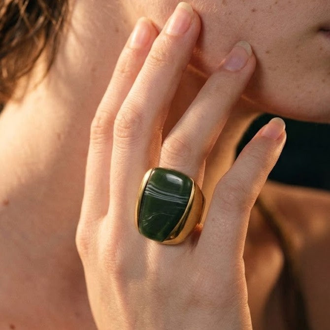 Acrylic Statement Ring