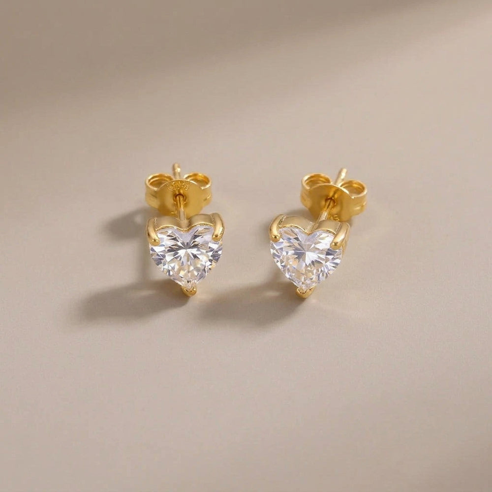Mini Heart Studs