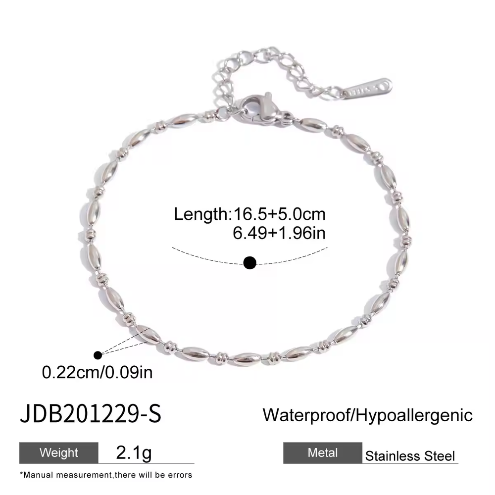 Dainty Bead Bracelet – adjustable bracelet