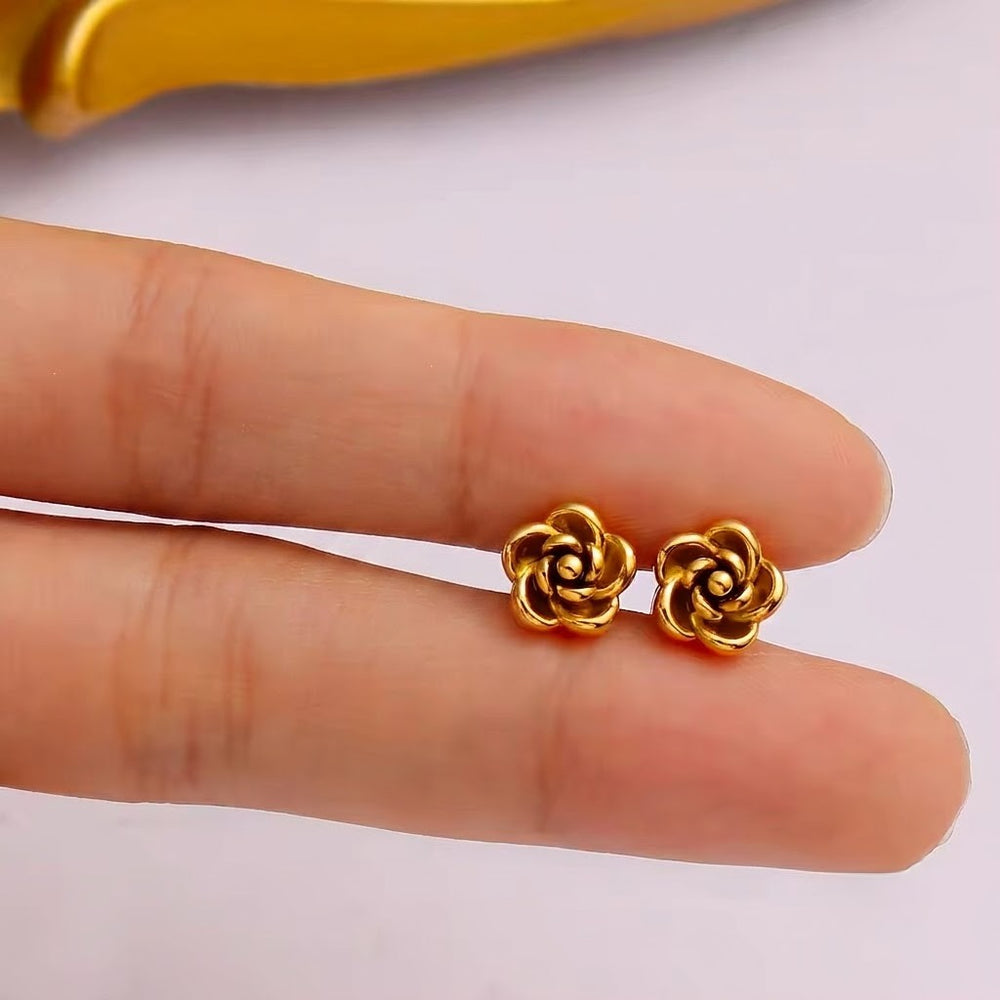 Rosie Stud Earrings – gold stud earrings