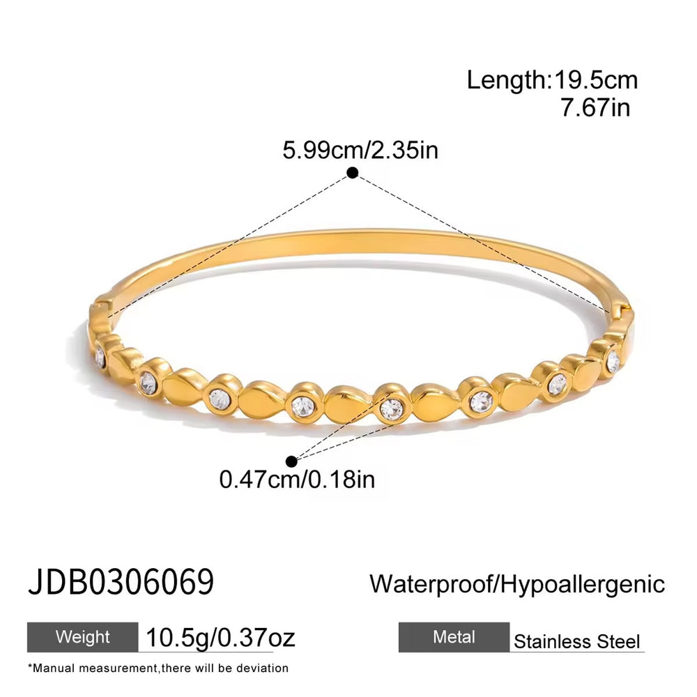 Heartline Glow Bracelet – gold bracelet