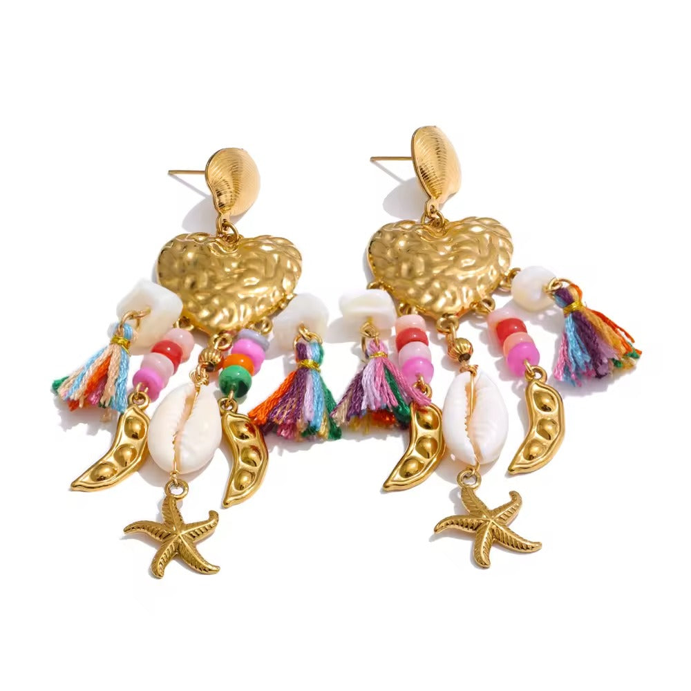 Coastal Crush Earrings – gold earrings