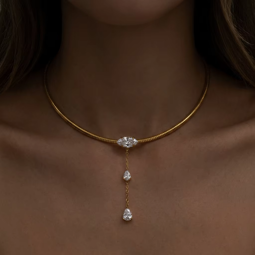 Crystal Drop Choker