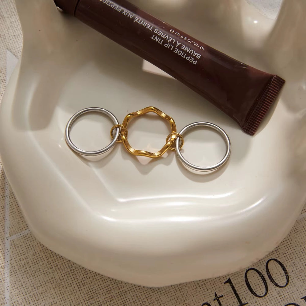 Two-Tone Ring Set – ring set