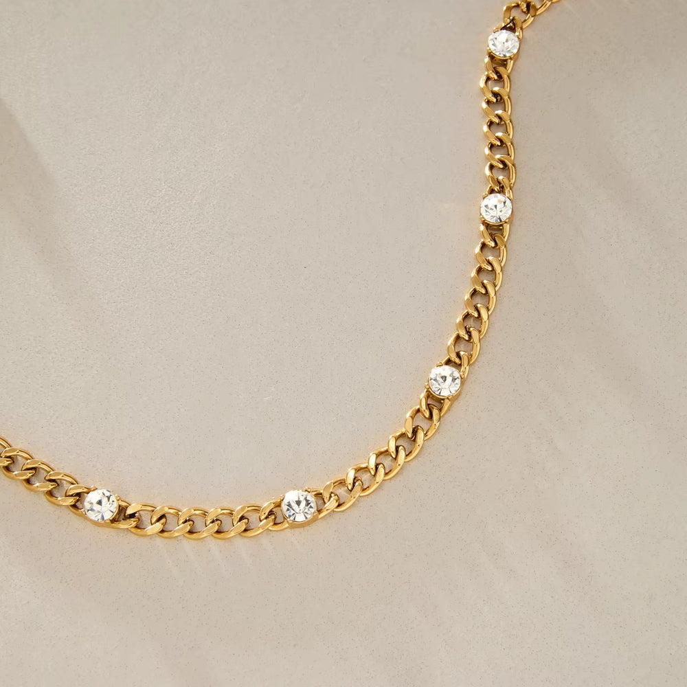 Solitaire Curb Chain