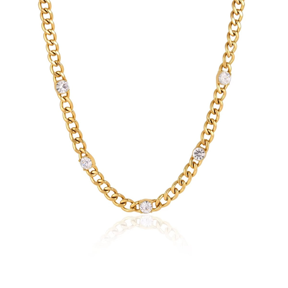 Solitaire Curb Chain