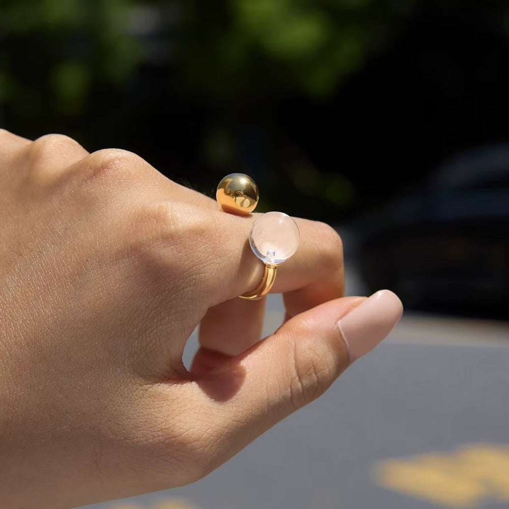 Resina Ring – adjustable gold ring