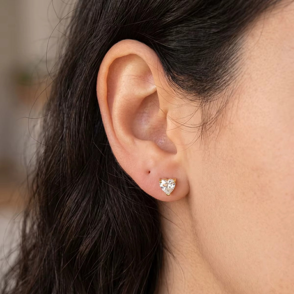 Mini Radiant Studs – gold stud earrings