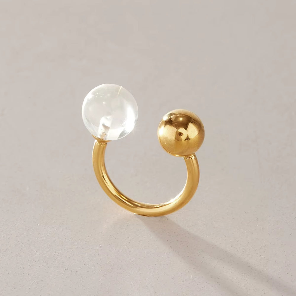 Resina Ring – adjustable gold ring