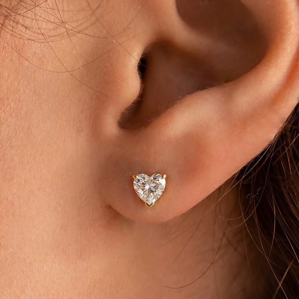 Mini Radiant Studs – gold stud earrings