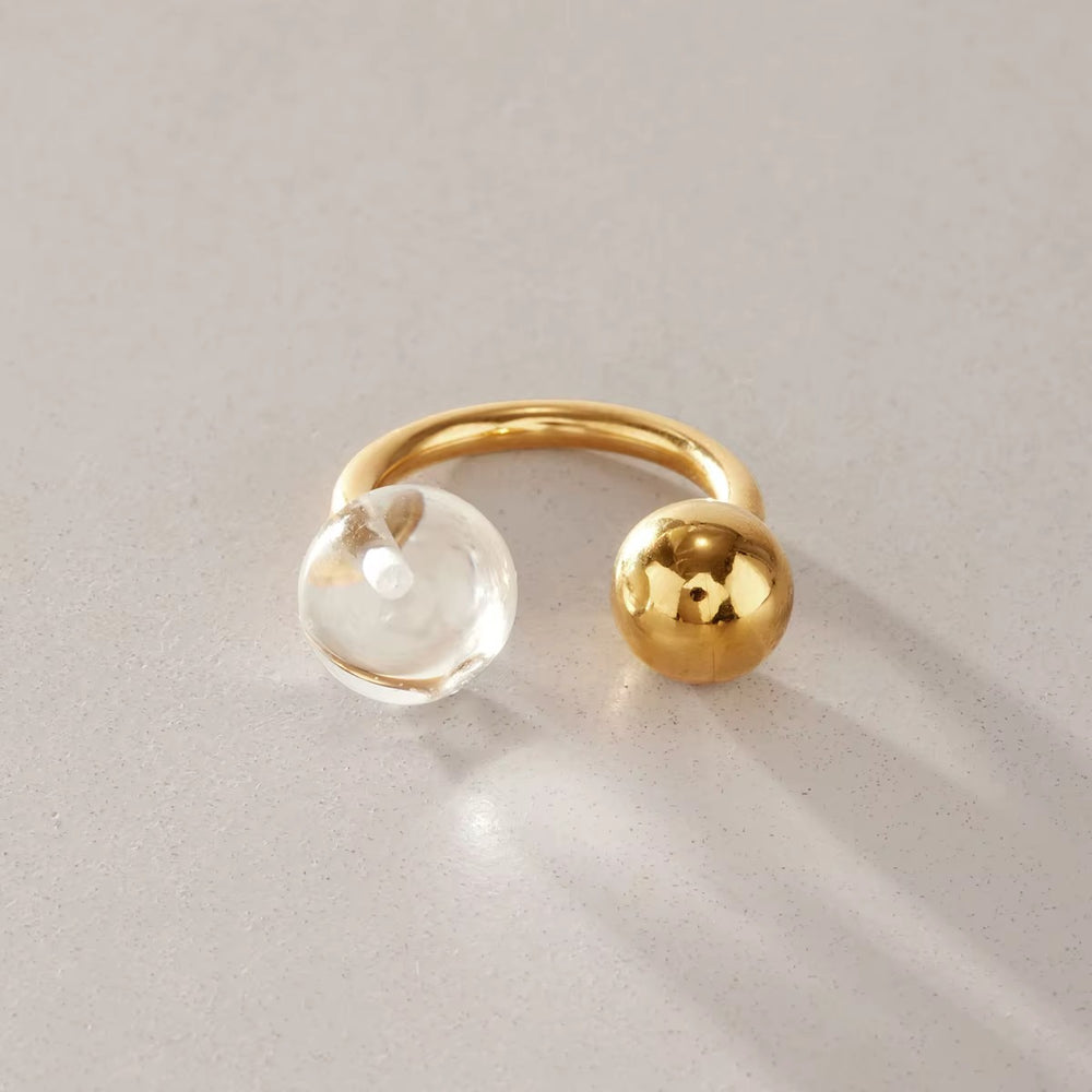 Resina Ring – adjustable gold ring