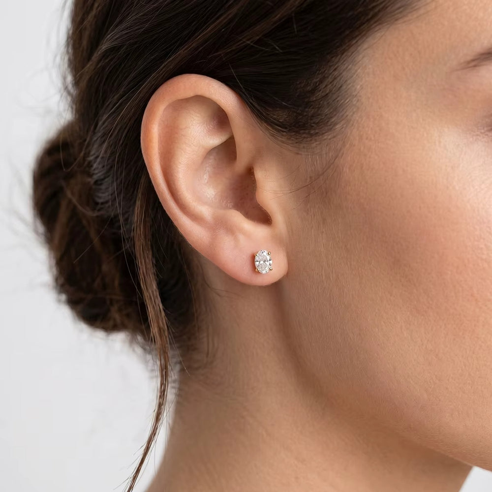 Mini Radiant Studs – gold stud earrings