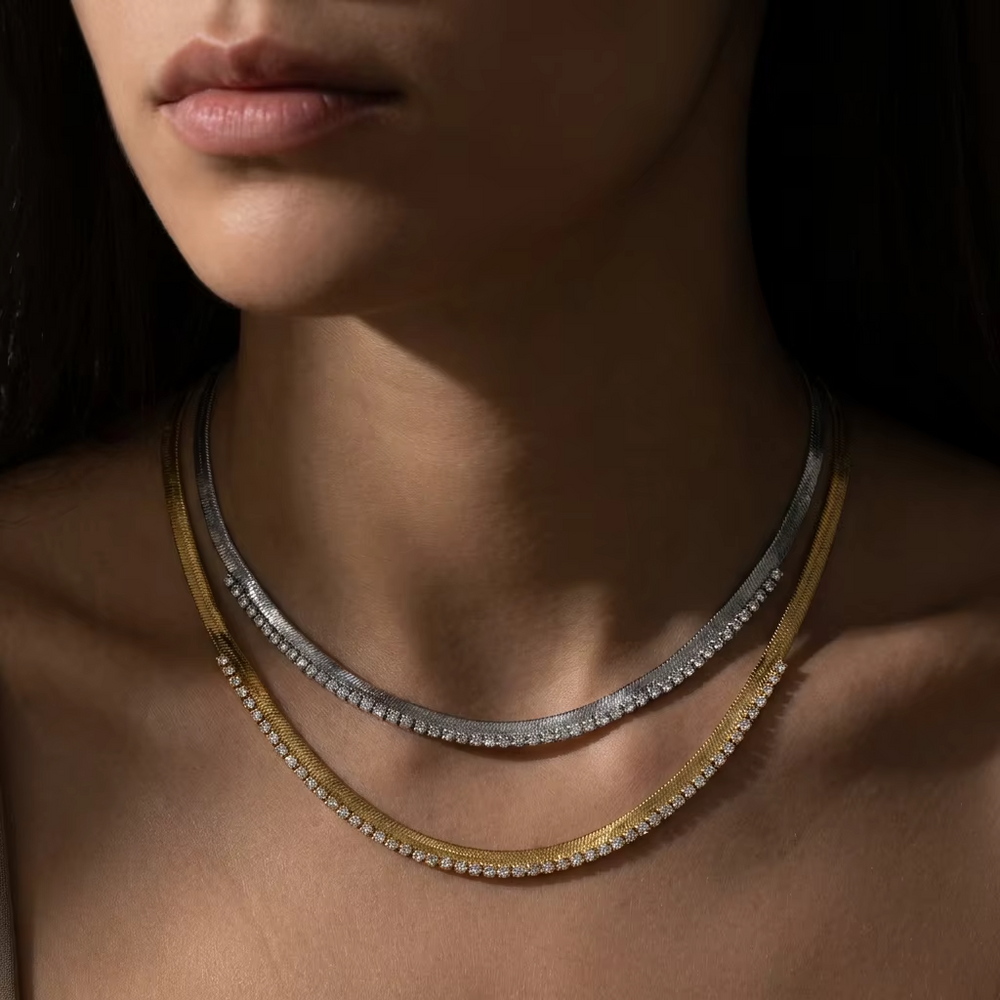Sparkle Snake Chain