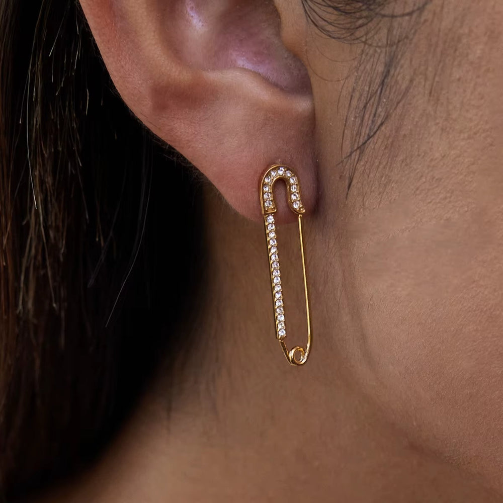 Auric Pin – gold earrings