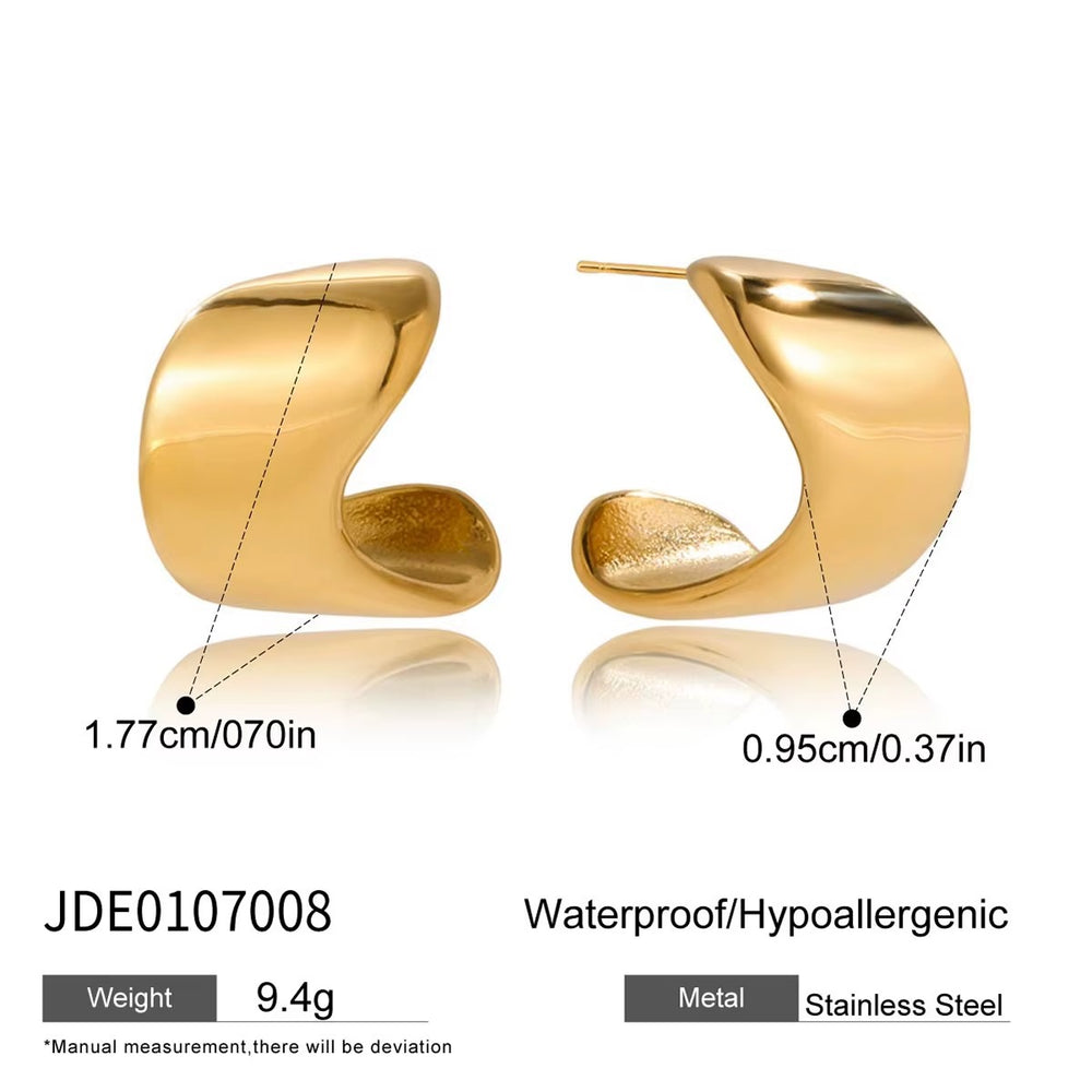 Molten Glow Earrings – gold earrings