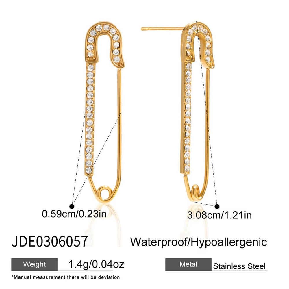 Auric Pin – gold earrings