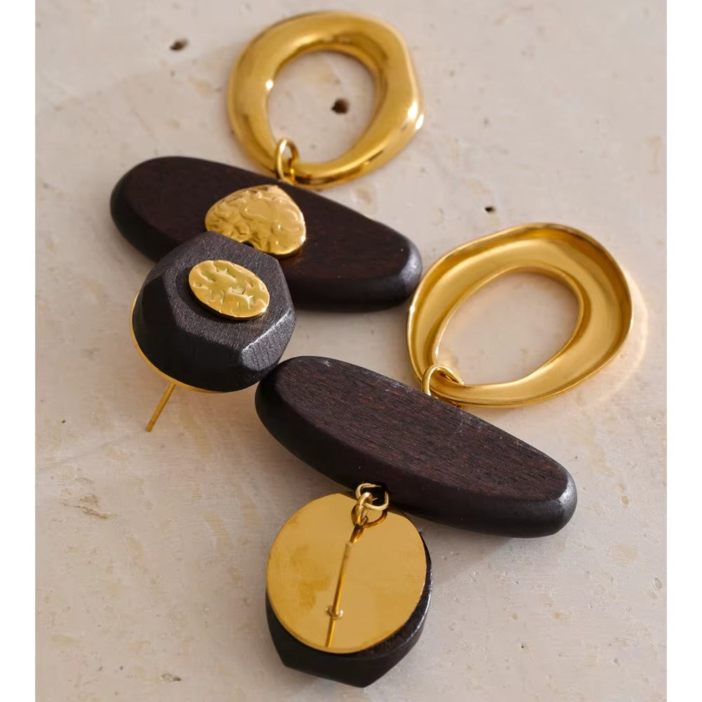 Golden Ember Earrings – gold earrings