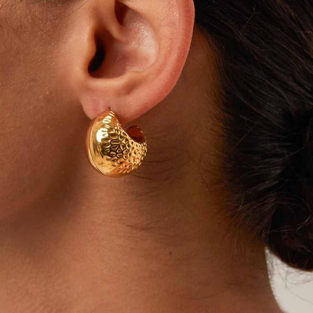Lunar Luxe – gold earrings