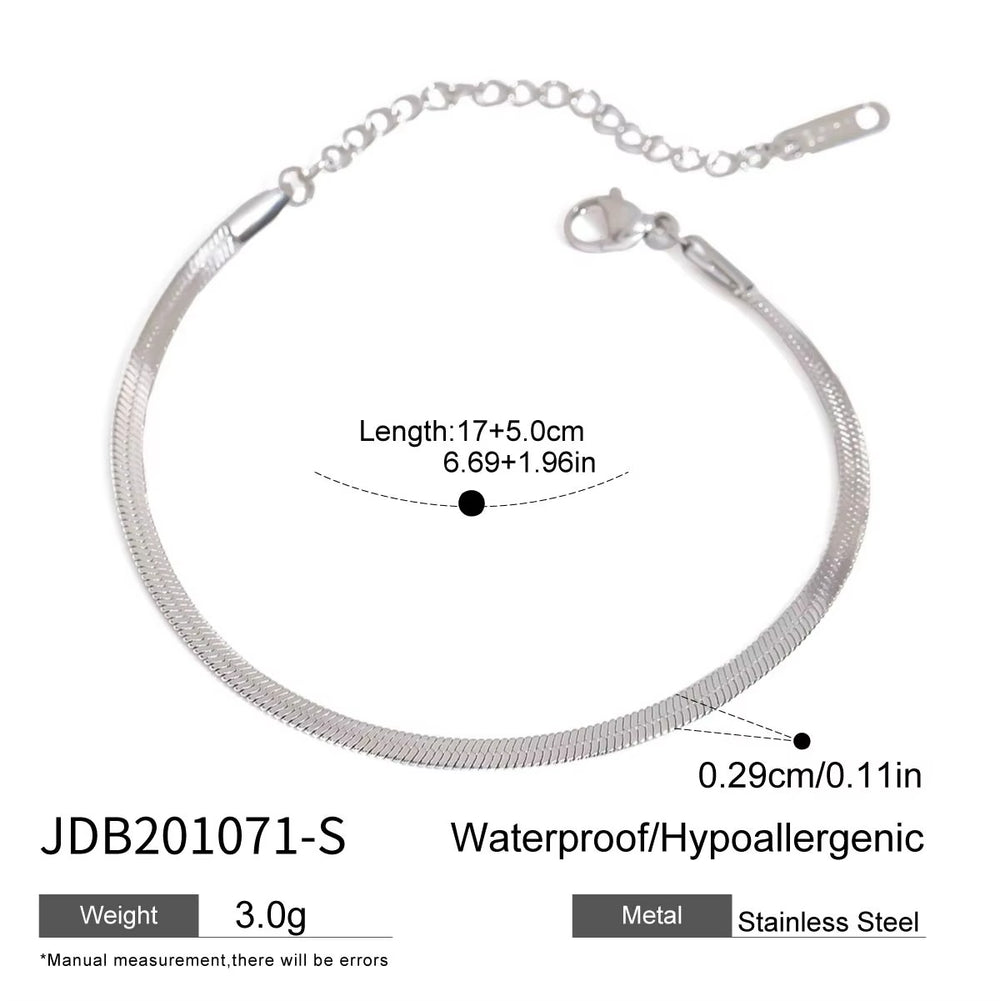 Silver Snake Chain Bracelet – bracelet