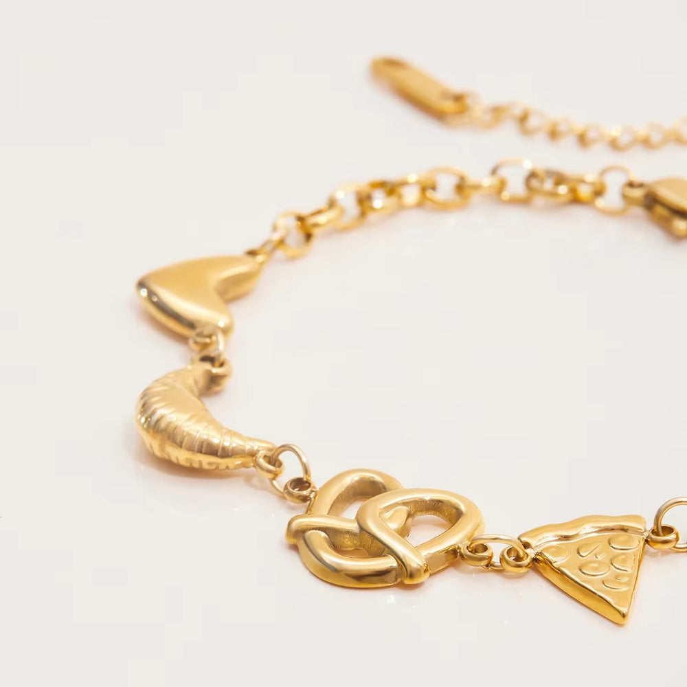 Snack Attack Bracelet – gold bracelet