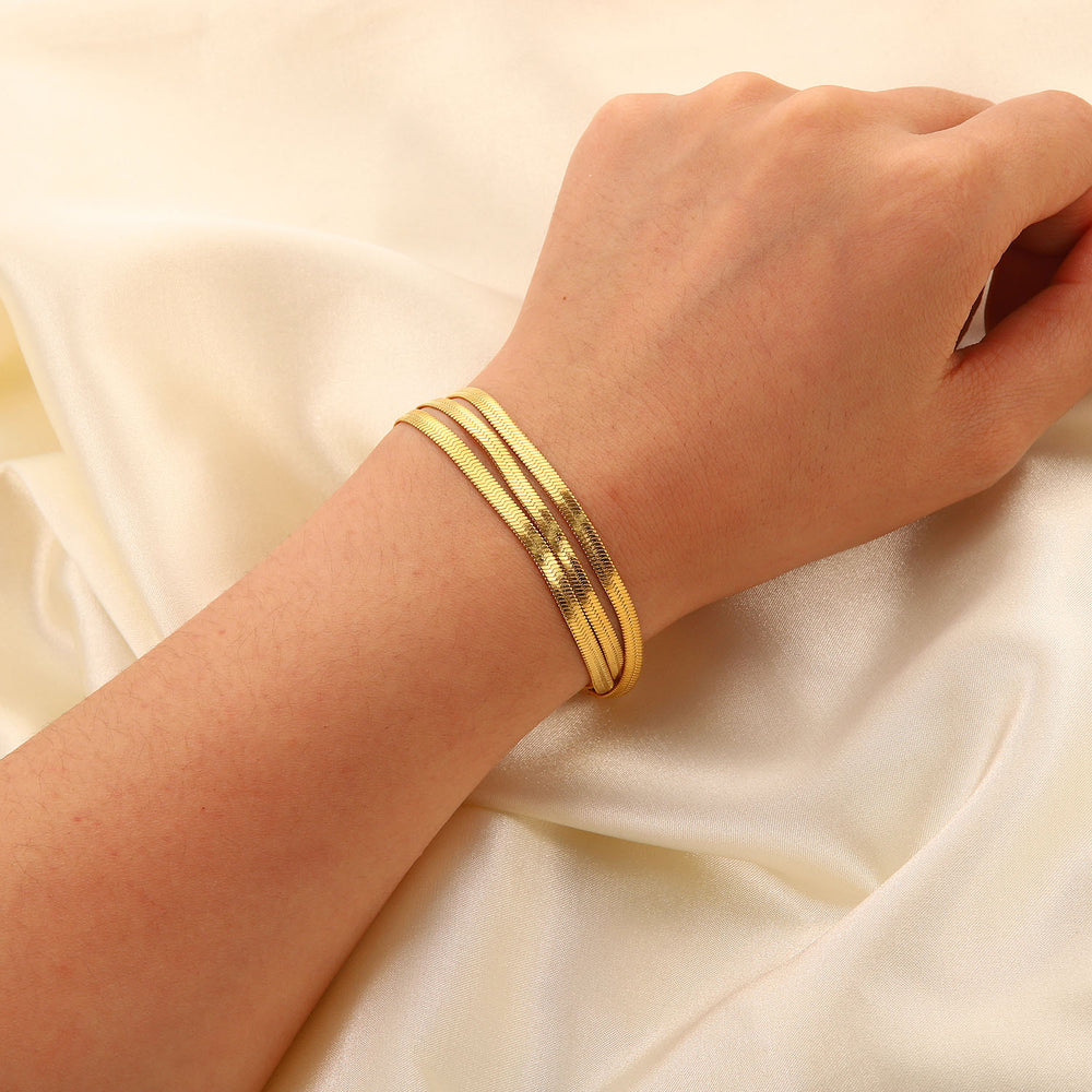 Gold Chain Bracelet – adjustable gold bracelet