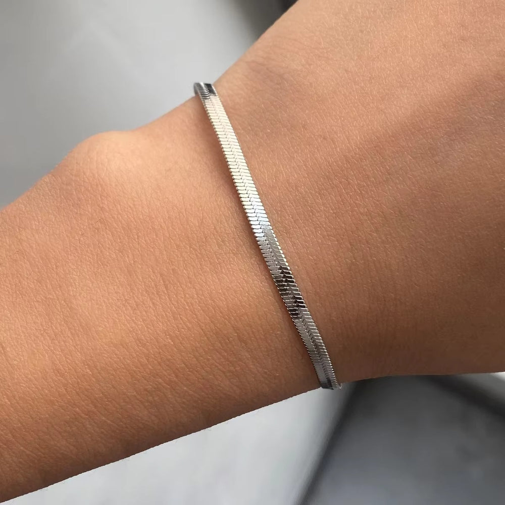 Silver Snake Chain Bracelet – bracelet