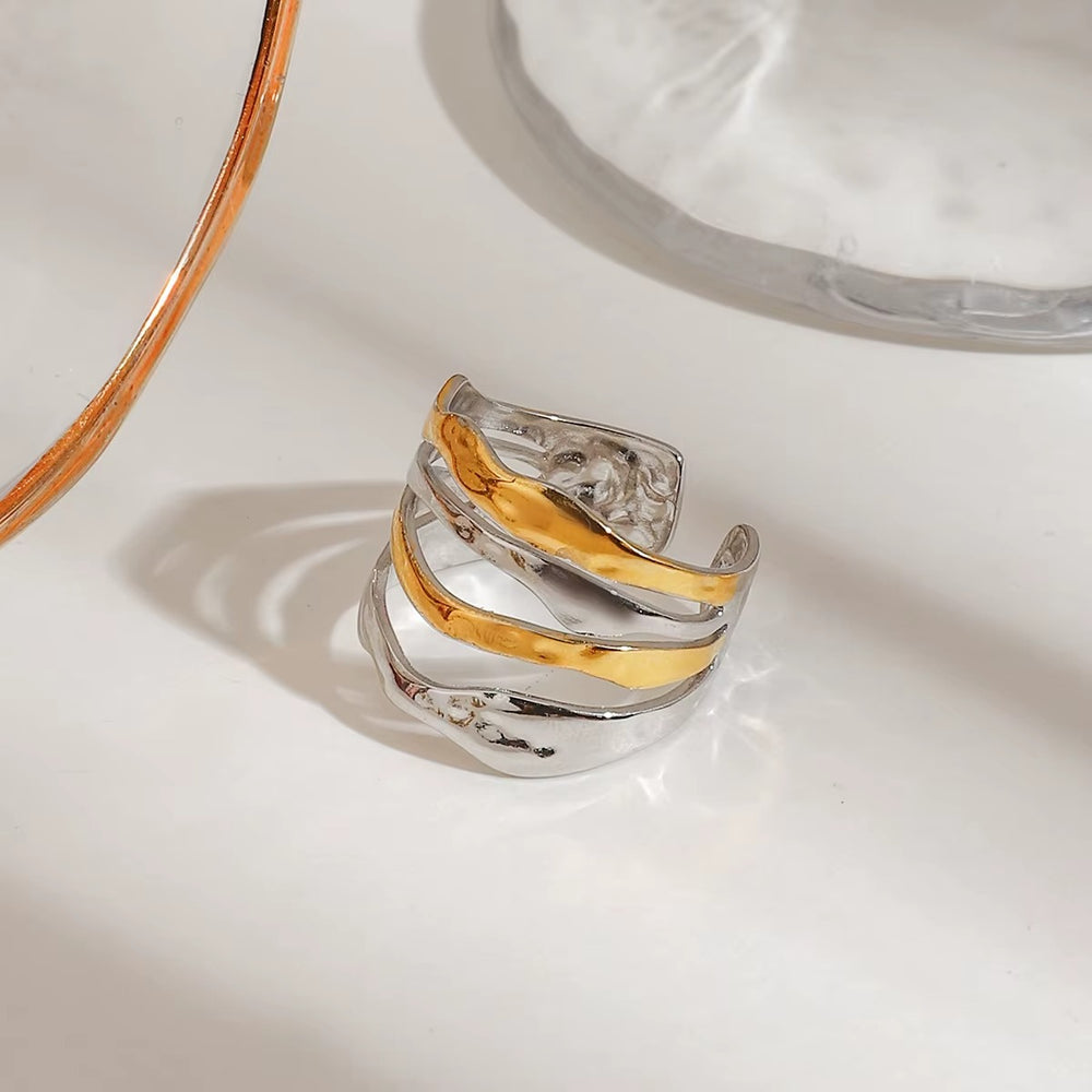 Aura Layered Ring – adjustable ring