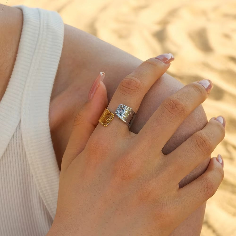 Hammered Ring – adjustable ring