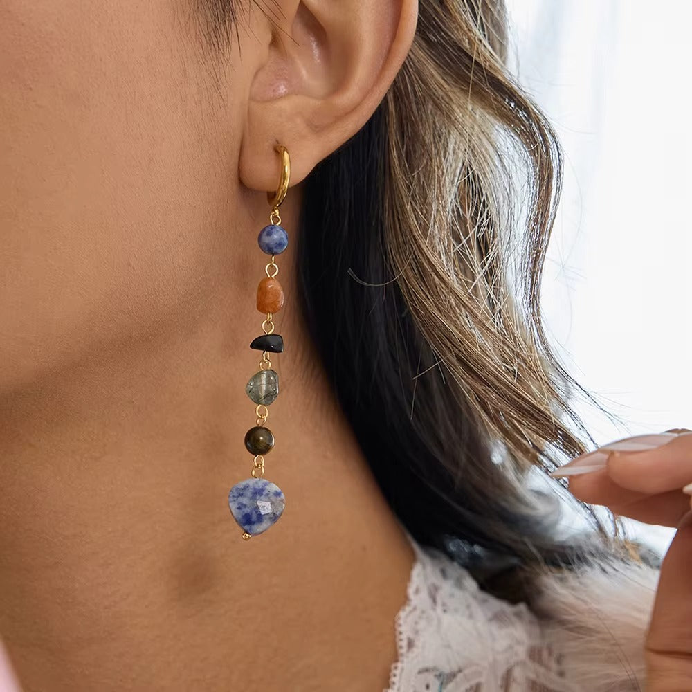 Lysian Flow Earrings – gold earrings